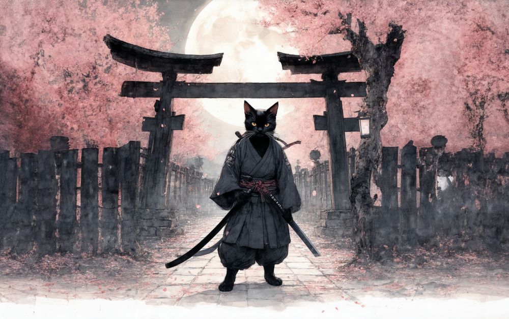 Cat Samurai Kalender 2026 nicht personalisierbar