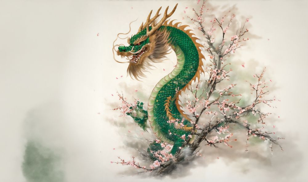 Asiatische Drachen 2026. Personalisierbar