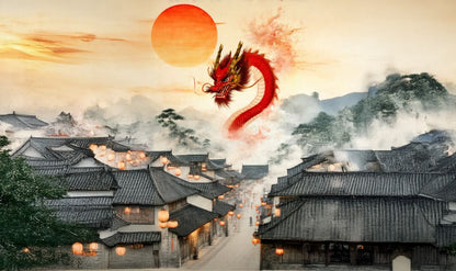 Asiatische Drachen 2026. Personalisierbar