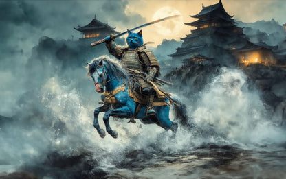 Cat Samurai Kalender 2026. Personalisierbar